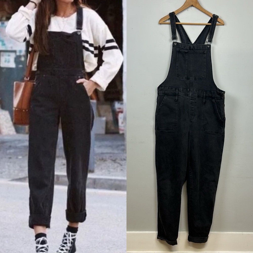 MADEWELL Overalls - Black Lunar Wash - 2X